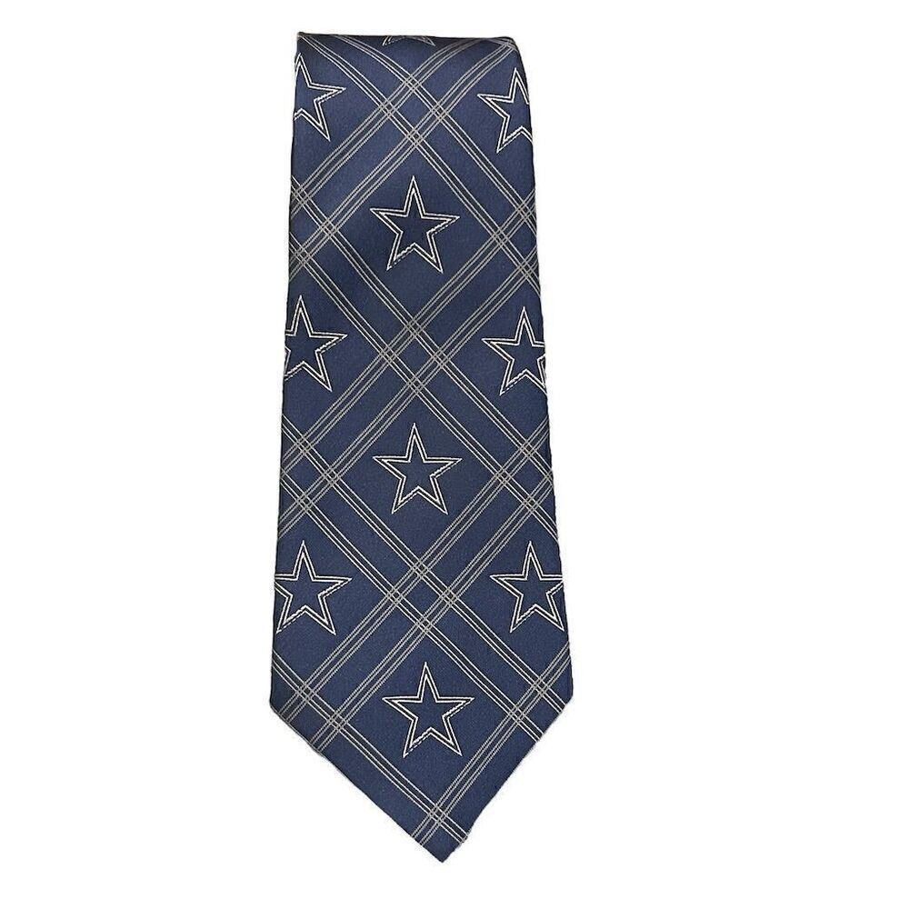 Dallas Cowboys Men's Blue Necktie NFL Football Team Fashion Accessory‎